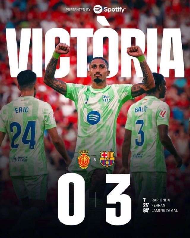 开云体育平台-【西甲】拉菲破门亚马尔传射，巴萨3比0九人马洛卡